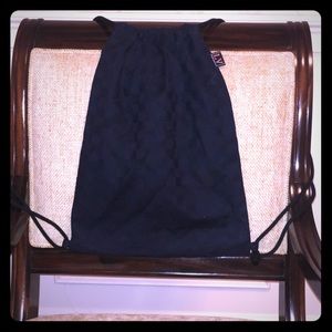 Louis Vuitton drawstring bag with wristband